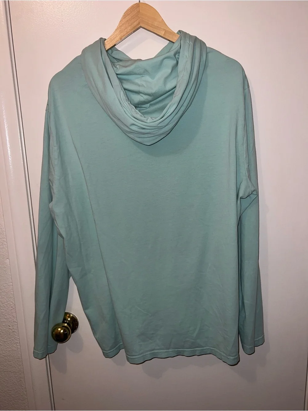 Polo Ralph Lauren Men’s XL Seafoam Green Lightweight Hooded Shirt Pony Logo